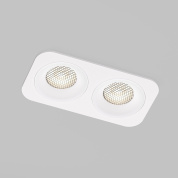 a071315 Elektrostandard Tetro двухмодульный встраиваемый потолочный светильник прямоугольный с двумя круглыми световыми модулями