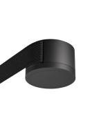 круглый настенный светильник с черным плафоном