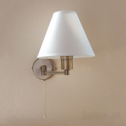 Kolarz Hilton 264.61.4-S настенный светильник состаренная латунь длина 24cm ширина 20cm 1 лампа e27