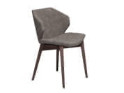 GLAM Мягкий стул с деревянной основой Tonin Casa