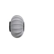 KWO45SICW Knit-Wit Made By Hand Настенный светильник с серым тканевым плафоном минималистичного стиля