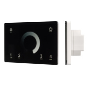 028399 Arlight Панель Sens SMART-P79-DIM Black (230V, 4 зоны, 2.4G)