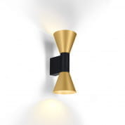 ODREY WALL 2.3 Wever Ducre накладной светильник черный;золото