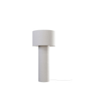 торшер с цилиндрическим абажуром на устойчивом основании