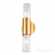 Kolarz Giro 6010.60230 настенный светильник сусальное золото ширина 9.5cm высота 36cm 2 лампы e14