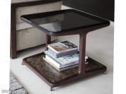 Script Квадратный деревянный журнальный столик на колесиках Porada