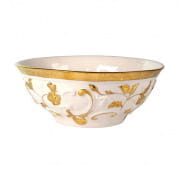 Taormina white & gold salad bowl 0003425-402 чаша, Villari