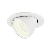 1005919 SLV NUMINOS® GIMBLE S DL светильник встраиваемый 250мА 8.6Вт с LED 4000K, 790лм, 55°, белый