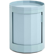 низкий круглый шкафчик на ножках