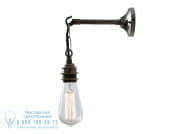 PREI INDUSTRIAL WALL LIGHT Настенный светильник из латуни ручной работы Mullan Lighting MLWL191ANTBRS