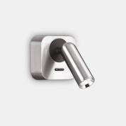 260679 Ideal Lux BEAN AP SQUARE NICKEL настенный светильник (бра) никель