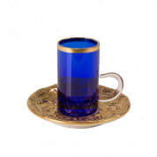 Ramz by villari sapphire arabic tea cup & saucer чашка, Villari