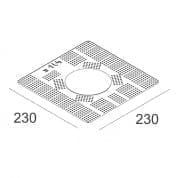 PLASTERKIT 164 монтажная рамка Delta Light