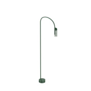 садовый светильник-столбик цилиндрический красный