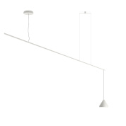 567010/1Z Vibia North подвесной светильник белый цилиндрический