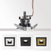 встраиваемый точечный светильник с квадратным адаптером