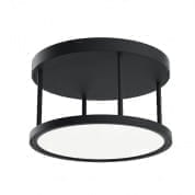 Lavi 14.5" LED Semi Flush Matte Black потолочный светильник 84319MBK Kichler