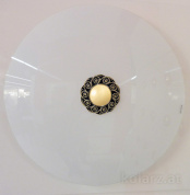 Kolarz Vivara 0387.U15.Bk потолочный светильник золото 24 карата черный ø62cm высота 8cm 5 ламп e27