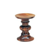 41235601 Stool Vitra Табурет резной деревянный тёмный орех B