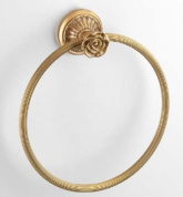 настенное кольцо для полотенца с декоративным металлическим держателем
