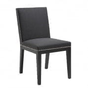 108962 Dining Chair Marlowe pacora anthracite стул Eichholtz