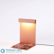 PLI настольная лампа Le Deun Lampe noire, marbre blanc