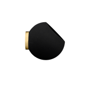 509210002012 GLOBE AYTM Настенное кашпо полусферической формы чёрного цвета 18,8 см