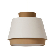 C39166ARLI ACB Aspen SP 60 люстра с тканевым абажуром чёрный; песочный