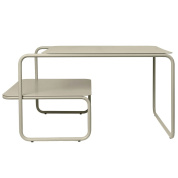 1104267250 Ferm Living Level журнальный стол с металлическим каркасом и двухуровневой конструкцией в светлом исполнении