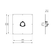 Монтажный комплект Kreon Concrete Plasterkit Aplis Il 60