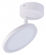 потолочный светильник с круглым белым плафоном