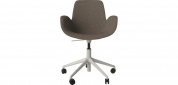 Seed chair with armrest & 5-starbase w. wheels - upholstered Bolia кресло