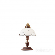 Kolarz Nonna 731.73.17 настольный светильник состаренная латунь ø20cm высота 32cm 1 лампа e27