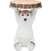 78943 Приставной столик Animal Polar Bear Ø37см Kare Design
