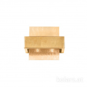 Kolarz Rettangolo 6040.60231/A настенный светильник сусальное золото янтарь ширина 21cm высота 17cm 2 лампы g9