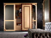 Sissi Зеркальный шкаф из дерева с раздвижными дверями Carpanelli