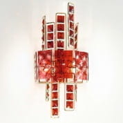 IDL Crystalline 493/2A red настенный светильник
