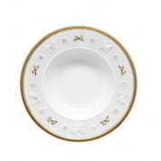 Butterfly white & gold rim soup plate ø 21 cm 0004954-402 тарелка, Villari