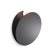 настенное бра цвета антрацит с металлической поверхностью