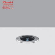 E124 Light Up iGuzzini Recessed floor luminaire Earth D=144 mm - Neutral White - Blade Optic