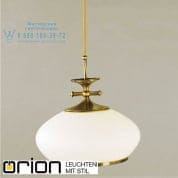 Подвесной светильник Orion Empire HL 6-1270 Patina-Kabel/386 opal-Patina
