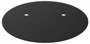 основание круглое чёрное для потолочного монтажа