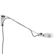 настенный светильник с купольным отражателем на поворотном кронштейне из алюминия