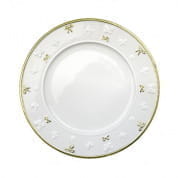 Butterfly white & gold lay plate тарелка, Villari