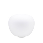 прикроватный светильник с золотистым стеклянным плафоном