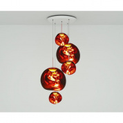 Melt LED Copper Large Round Tom Dixon, подвесной светильник