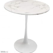 87059 Стол Schickeria Marble White Ø80см Kare Design