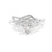 потолочный светильник белый с сетчатой структурой