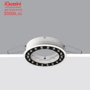 QS49 Blade R downlight iGuzzini Frame Ø 170 - Wide Flood beam - LED