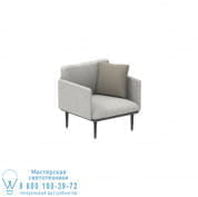 Styletto Lounge 70 One Seater с левым и правым подлокотниками Royal Botania